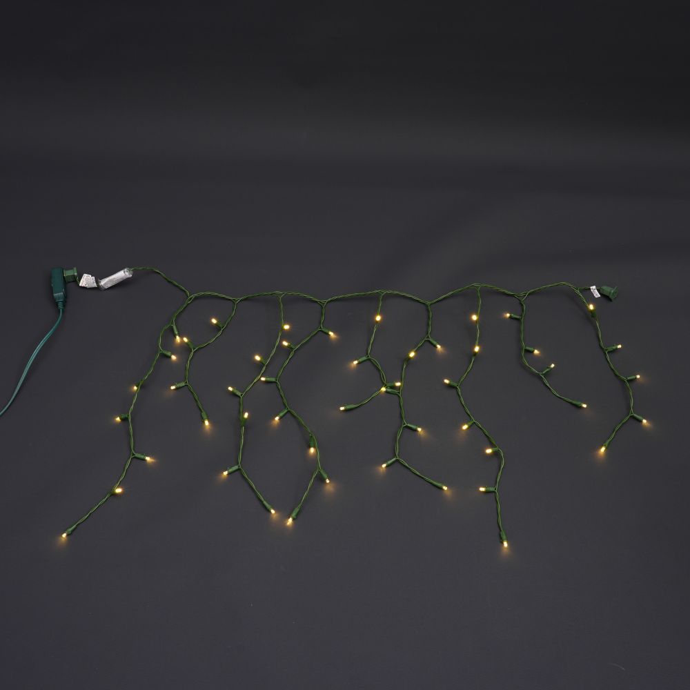 Grass green line warm white LED ice strip light string（7/4/6/7/4/6/7/4/5）