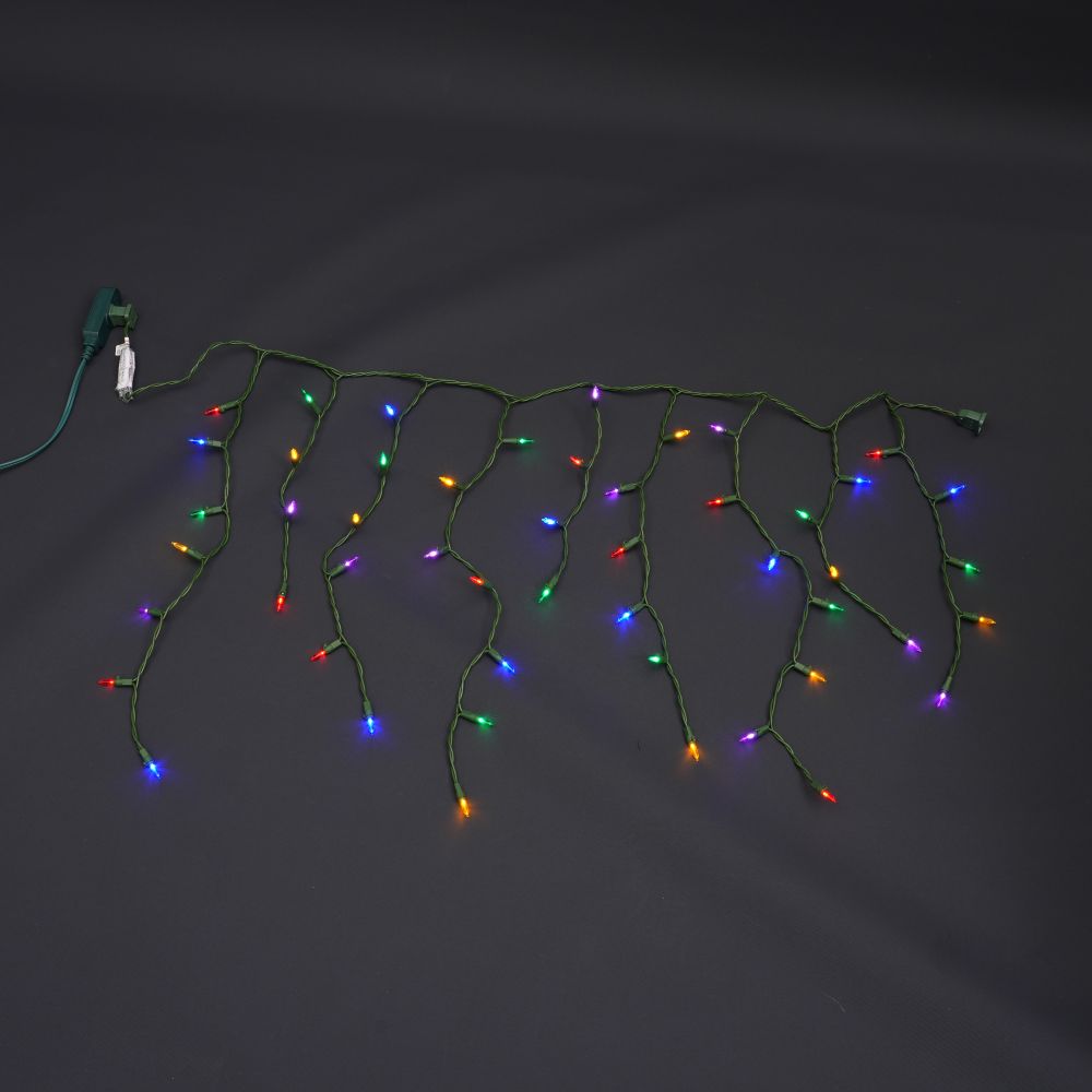Grass green line color light LED bubble shell ice strip light string