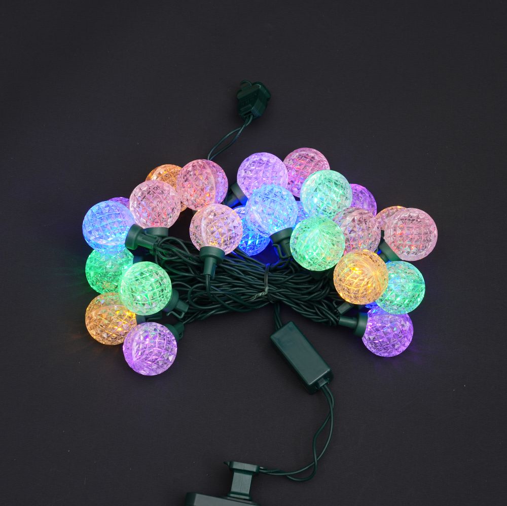 With rectifier green line LED diamond shell straight line light string