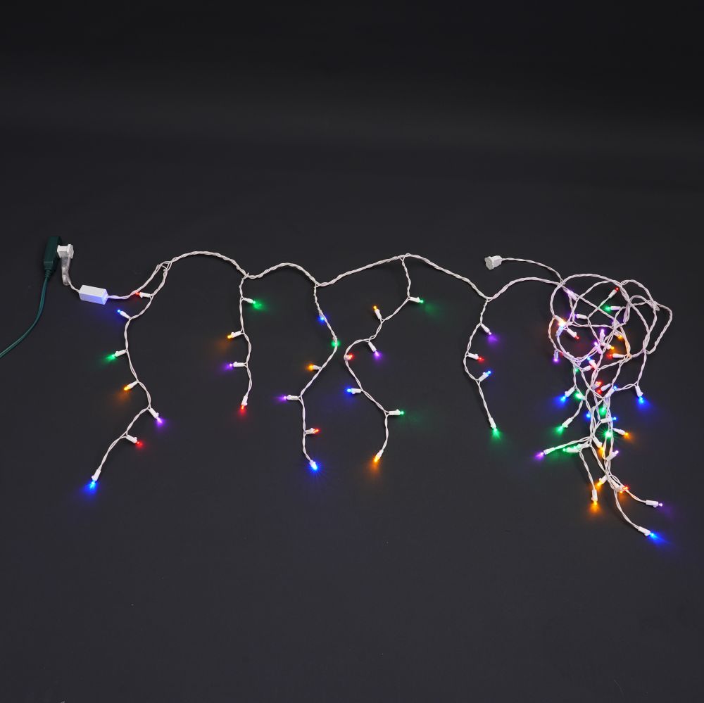 White line color light LED ice strip light string